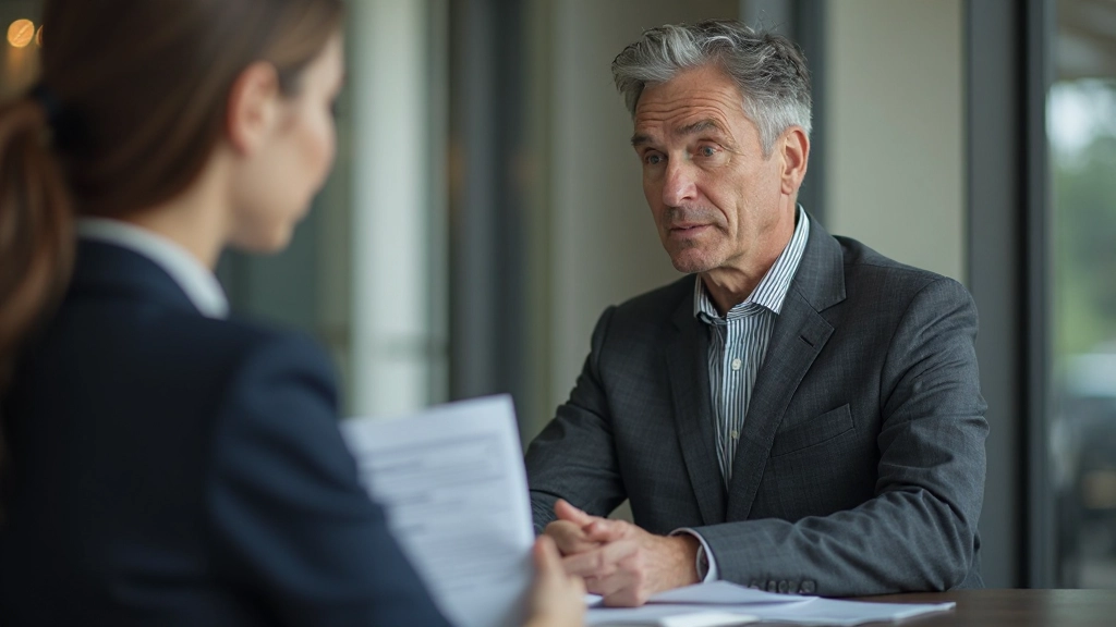 Консультант обсуждает кредитные условия с клиентом